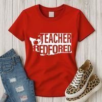 Washington Teacher Red For Ed Education Women's T-Shirt thumb 3