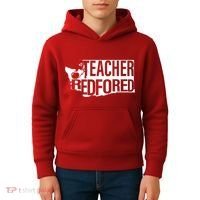 Washington Teacher Red For Ed Education Kids Hoodie thumb 4