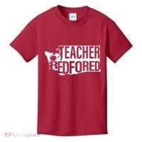 Washington Teacher Red For Ed Education Kids T-Shirt thumb 0