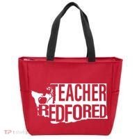 Washington Teacher Red For Ed Education Tote Bag thumb 0