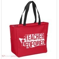 Washington Teacher Red For Ed Education Tote Bag thumb 2
