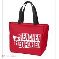 Washington Teacher Red For Ed Education Tote Bag thumb 3