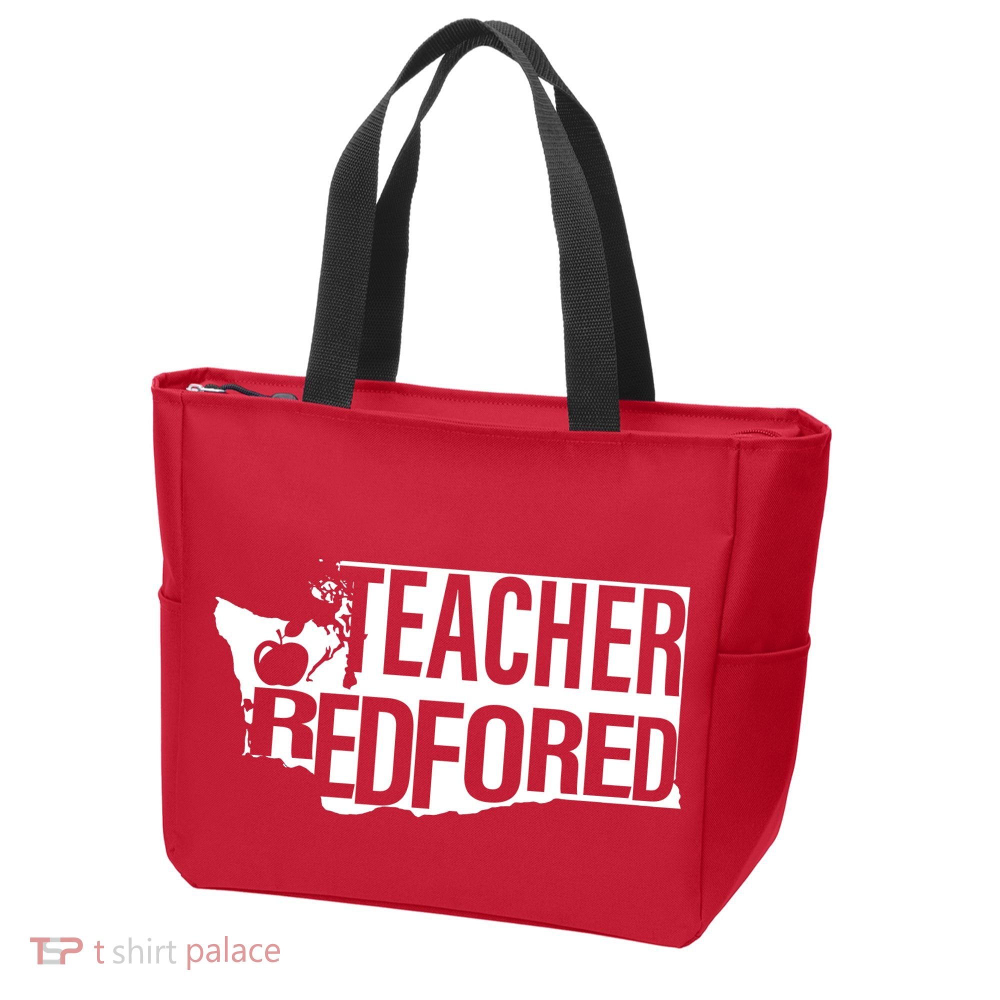 Washington Teacher Red For Ed Education Tote Bag