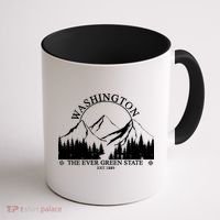 Washington The Ever Green State Coffee Mug thumb 1
