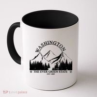 Washington The Ever Green State Coffee Mug thumb 0