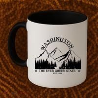 Washington The Ever Green State Coffee Mug thumb 2