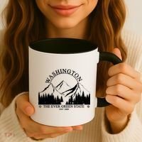 Washington The Ever Green State Coffee Mug thumb 3