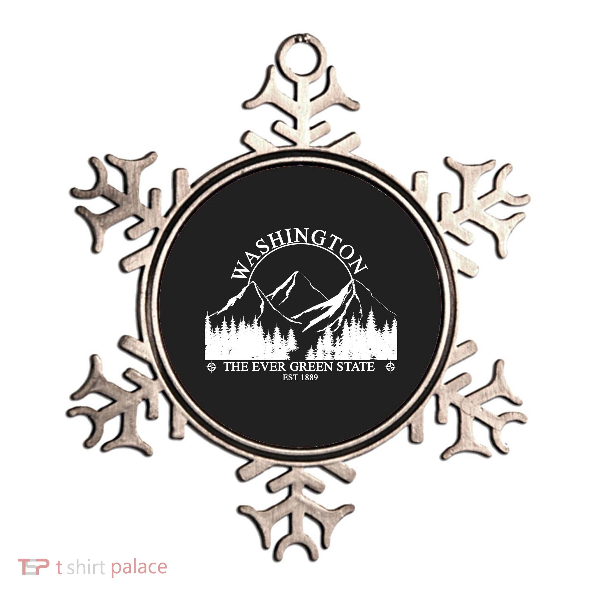 Washington The Ever Green State Ornament