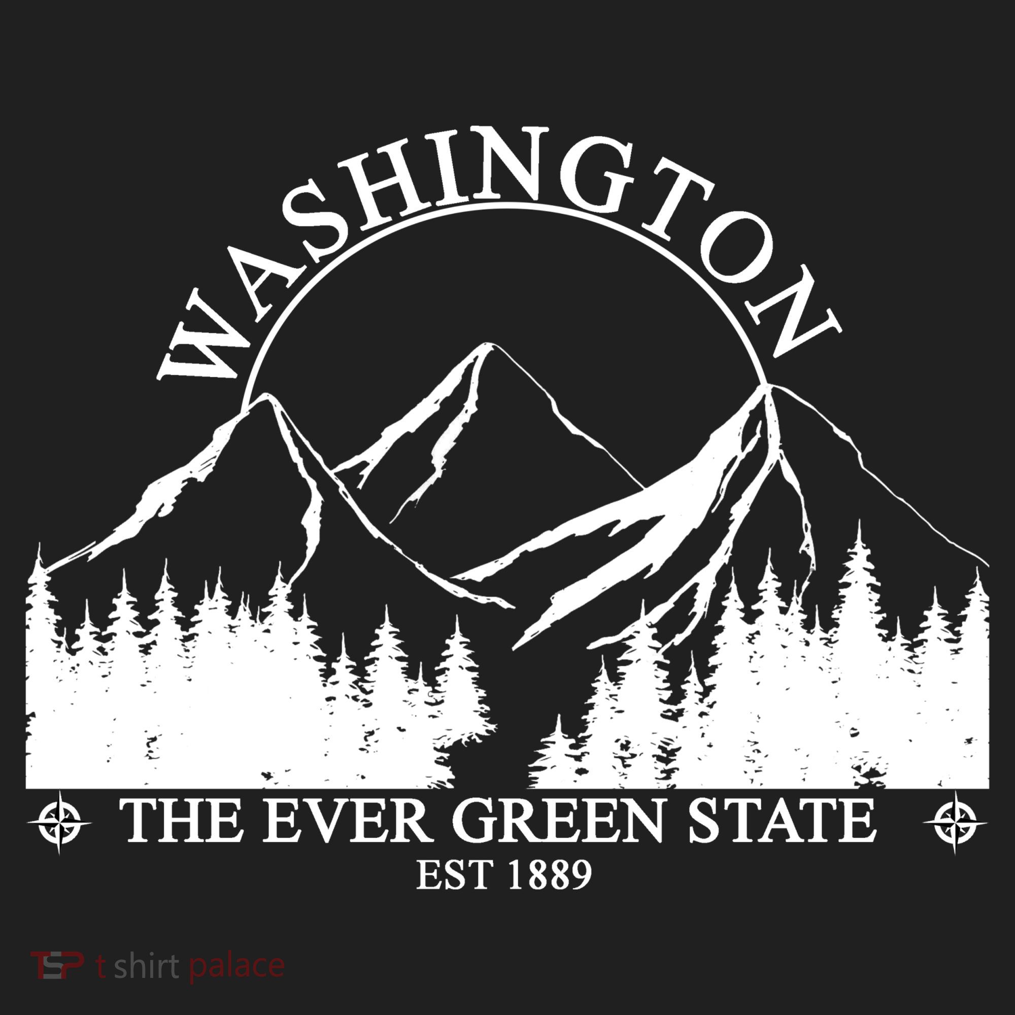 Washington The Ever Green State Hat
