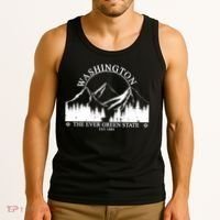 Washington The Ever Green State Tank Top thumb 3
