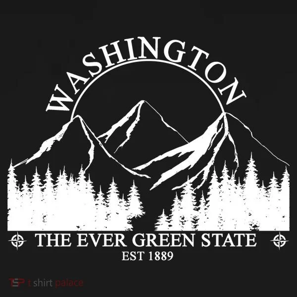 Washington The Ever Green State Women's Long Sleeve Shirt