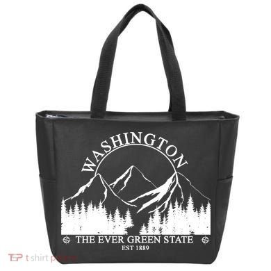 Washington The Ever Green State Tote Bag