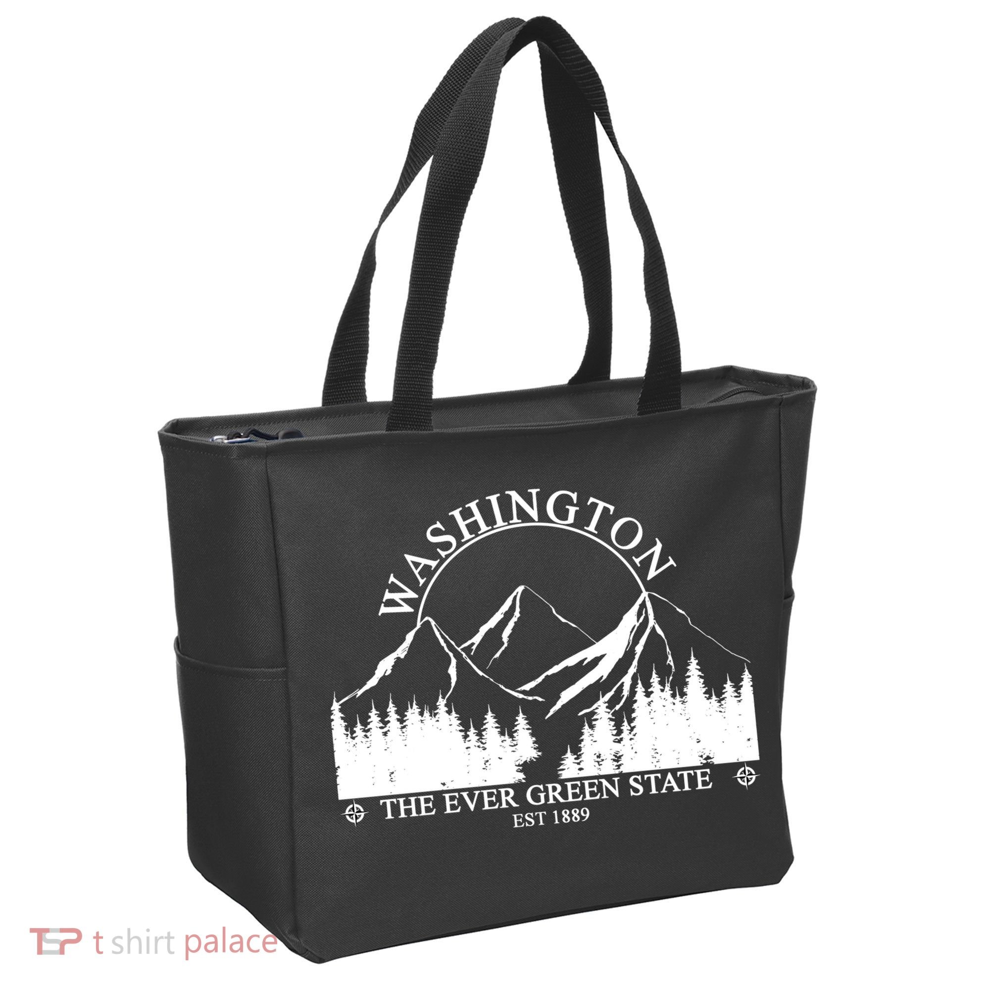 Washington The Ever Green State Tote Bag