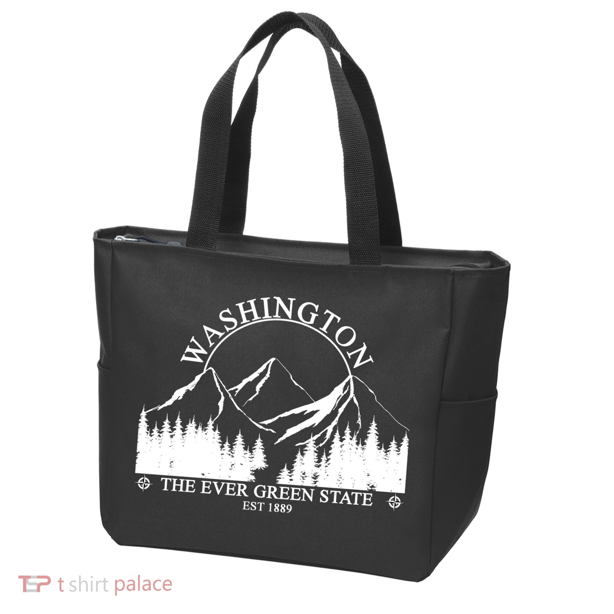 Washington The Ever Green State Tote Bag