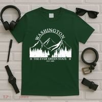 Washington The Ever Green State T-Shirt thumb 5