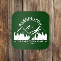 Washington The Ever Green State Coaster thumb 0