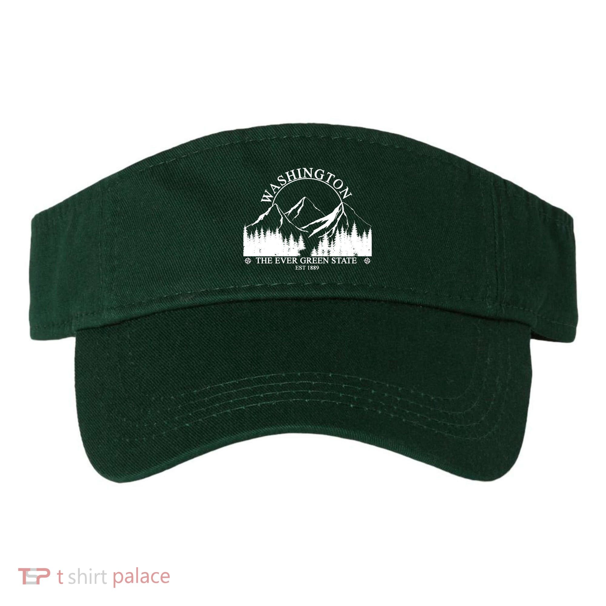 Washington The Ever Green State Visor