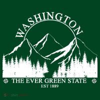 Washington The Ever Green State Visor thumb 3