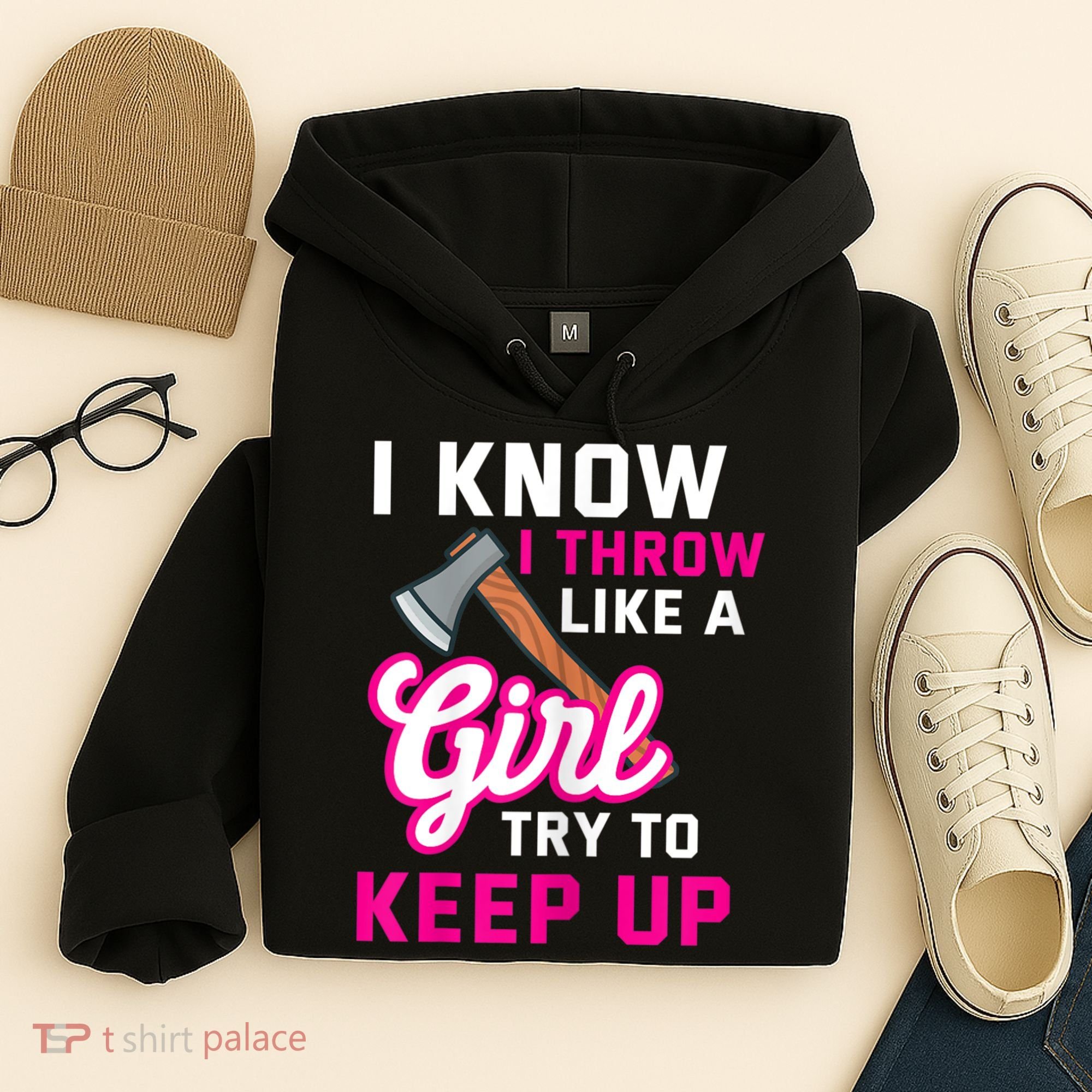 Womens Axe Throwing Quote For Your Axe Throwing Girlfriend Hoodie
