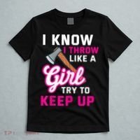 Womens Axe Throwing Quote For Your Axe Throwing Girlfriend T-Shirt thumb 5