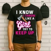 Womens Axe Throwing Quote For Your Axe Throwing Girlfriend T-Shirt thumb 6
