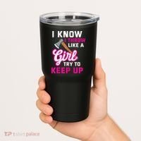 Womens Axe Throwing Quote For Your Axe Throwing Girlfriend Tumbler thumb 2