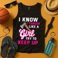 Womens Axe Throwing Quote For Your Axe Throwing Girlfriend Tank Top thumb 4