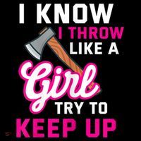 Womens Axe Throwing Quote For Your Axe Throwing Girlfriend Women's T-Shirt thumb 6