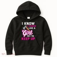Womens Axe Throwing Quote For Your Axe Throwing Girlfriend Kids Hoodie thumb 0