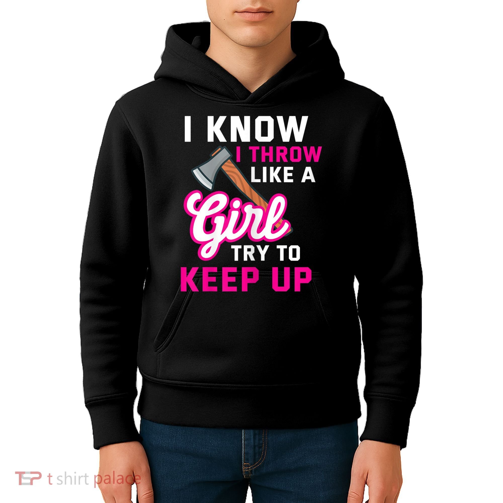 Womens Axe Throwing Quote For Your Axe Throwing Girlfriend Kids Hoodie