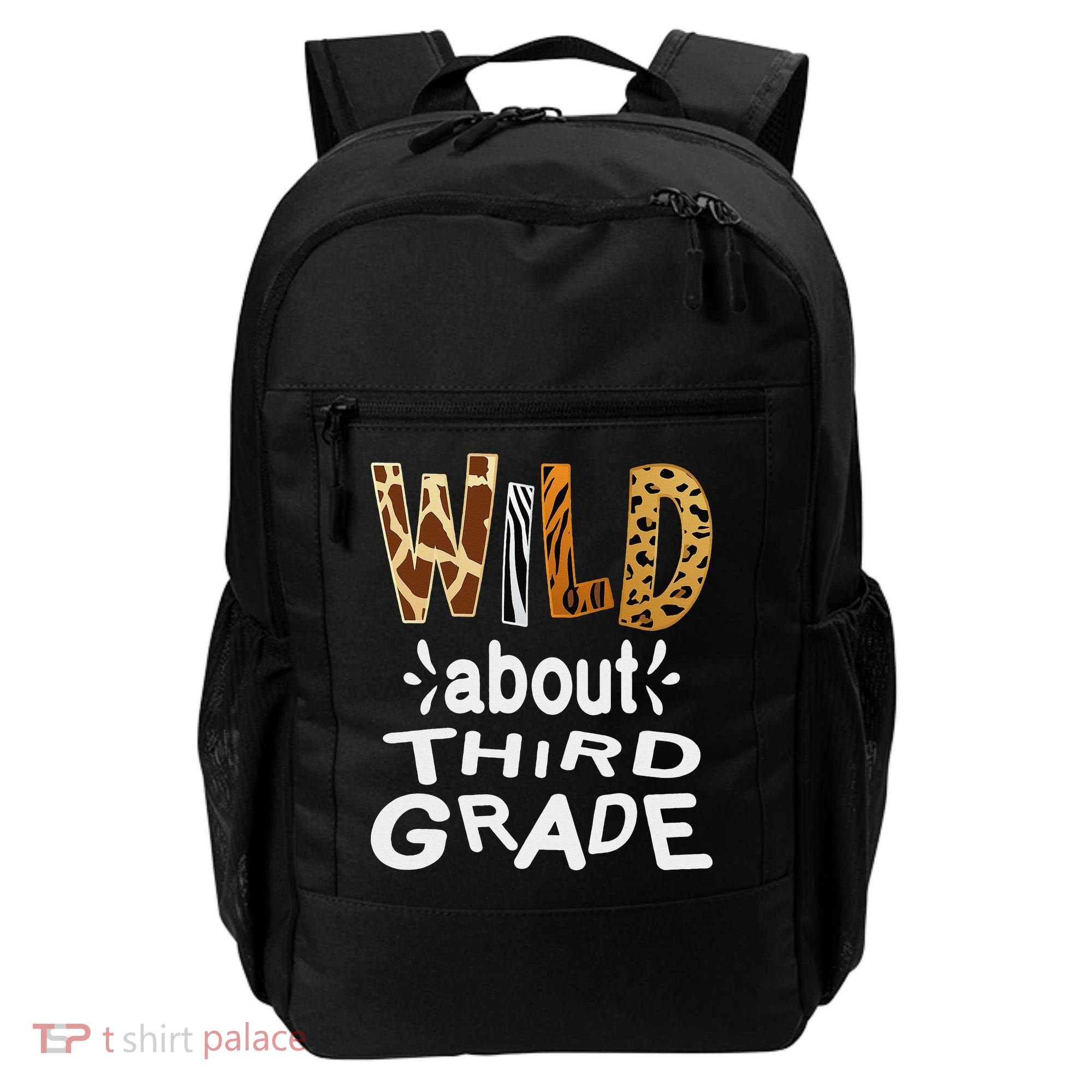 Wild about Third Grade Teacher Student First Day Of School Backpack