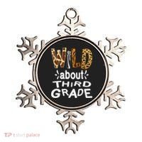 Wild about Third Grade Teacher Student First Day Of School Ornament thumb 0