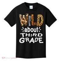 Wild about Third Grade Teacher Student First Day Of School Kids T-Shirt thumb 0
