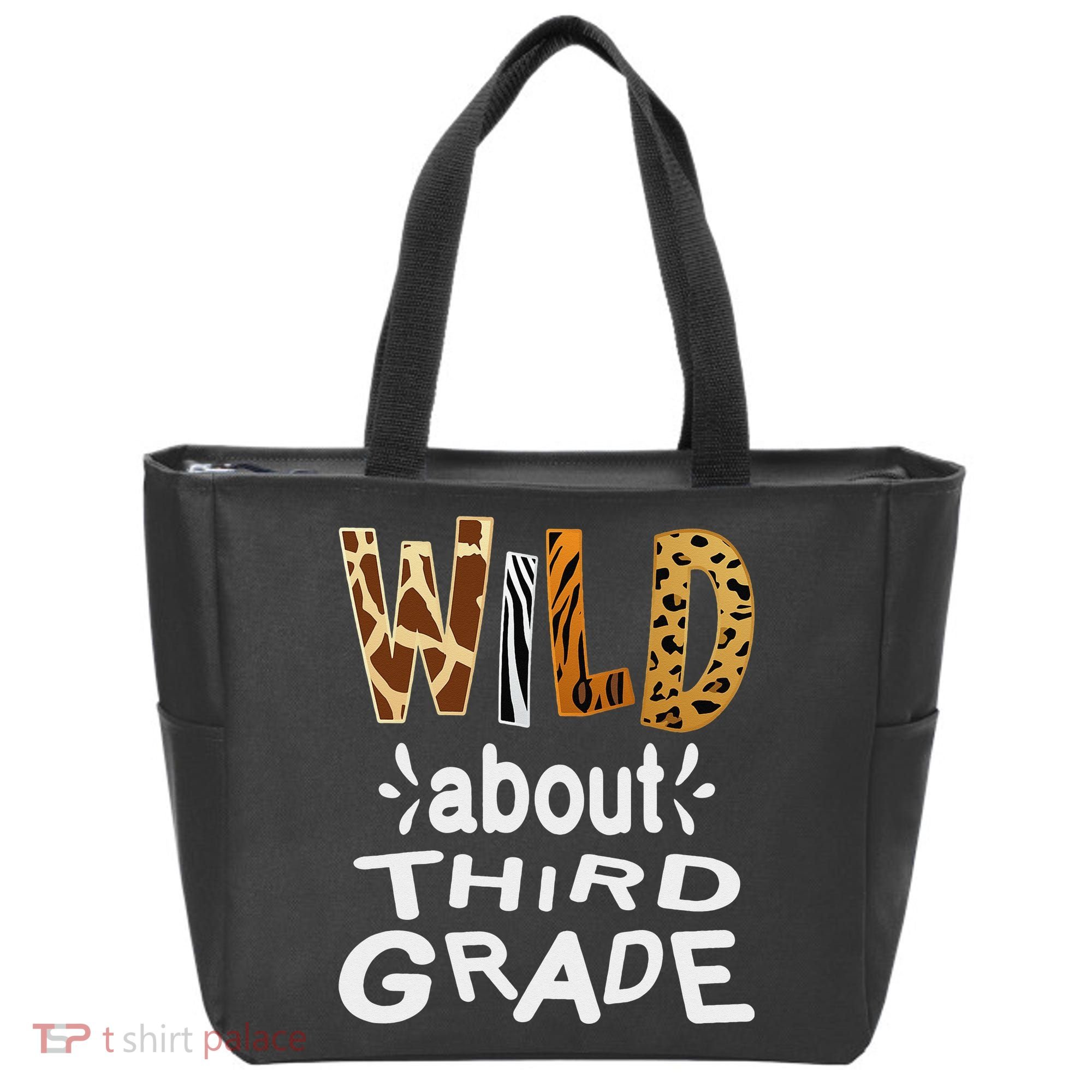 Wild about Third Grade Teacher Student First Day Of School Tote Bag