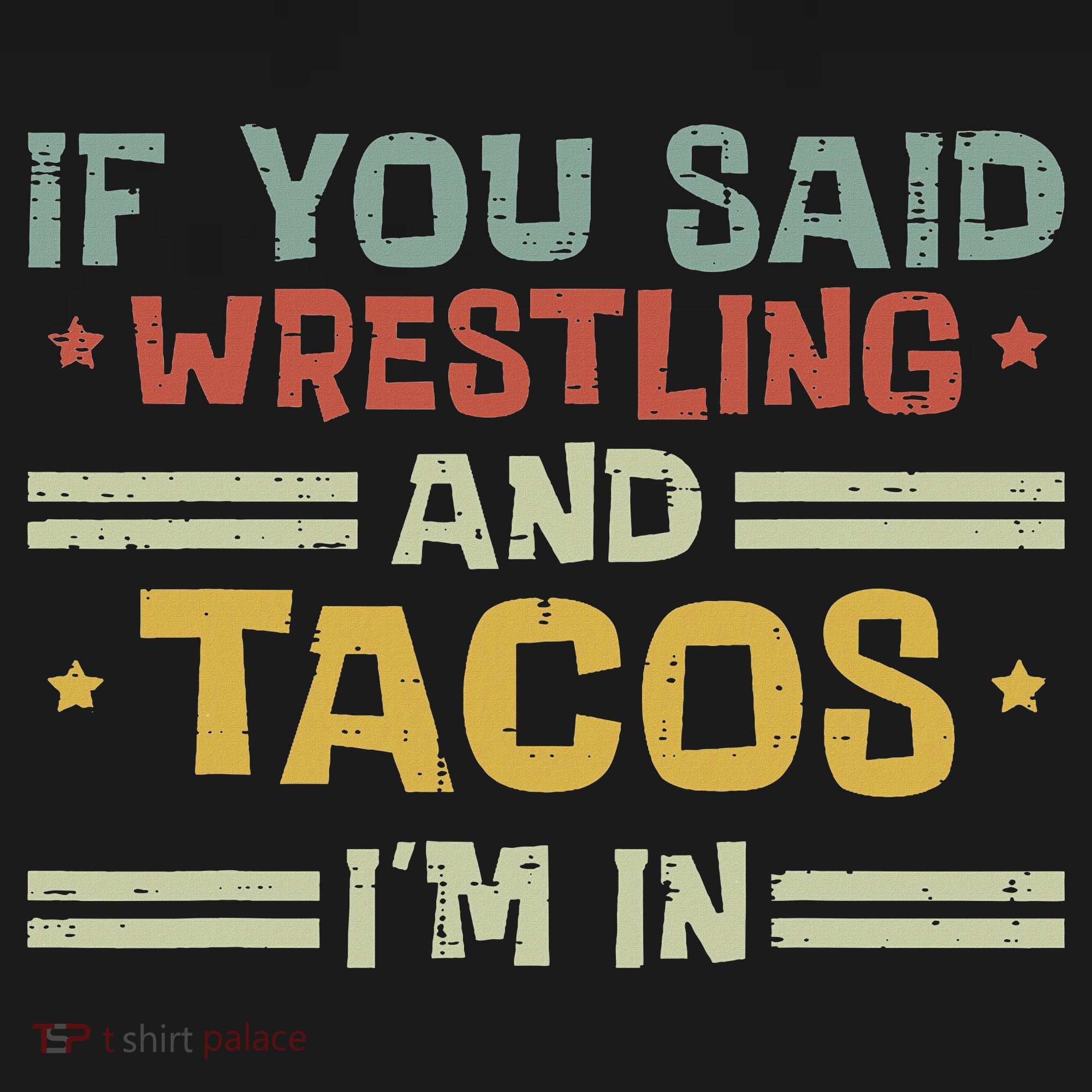 Wrestling And Tacos Im In Funny Wrestler Food Women Women's Tank Top
