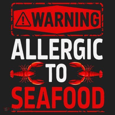Warning Allergic To Seafood Shellfish Allergy Funny Gift 24oz Duet Stainless Steel Tumbler