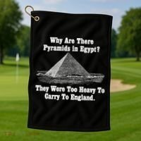 Why Are There Pyramids In Egypt? Golf Towel thumb 1