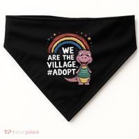 We Are The Village Adopt USA-Made Doggie Bandana thumb 0