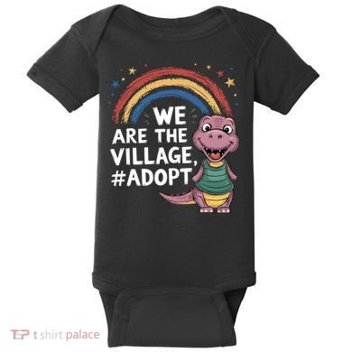 We Are The Village Adopt Baby Bodysuit