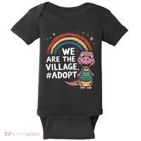 We Are The Village Adopt Baby Bodysuit thumb 0