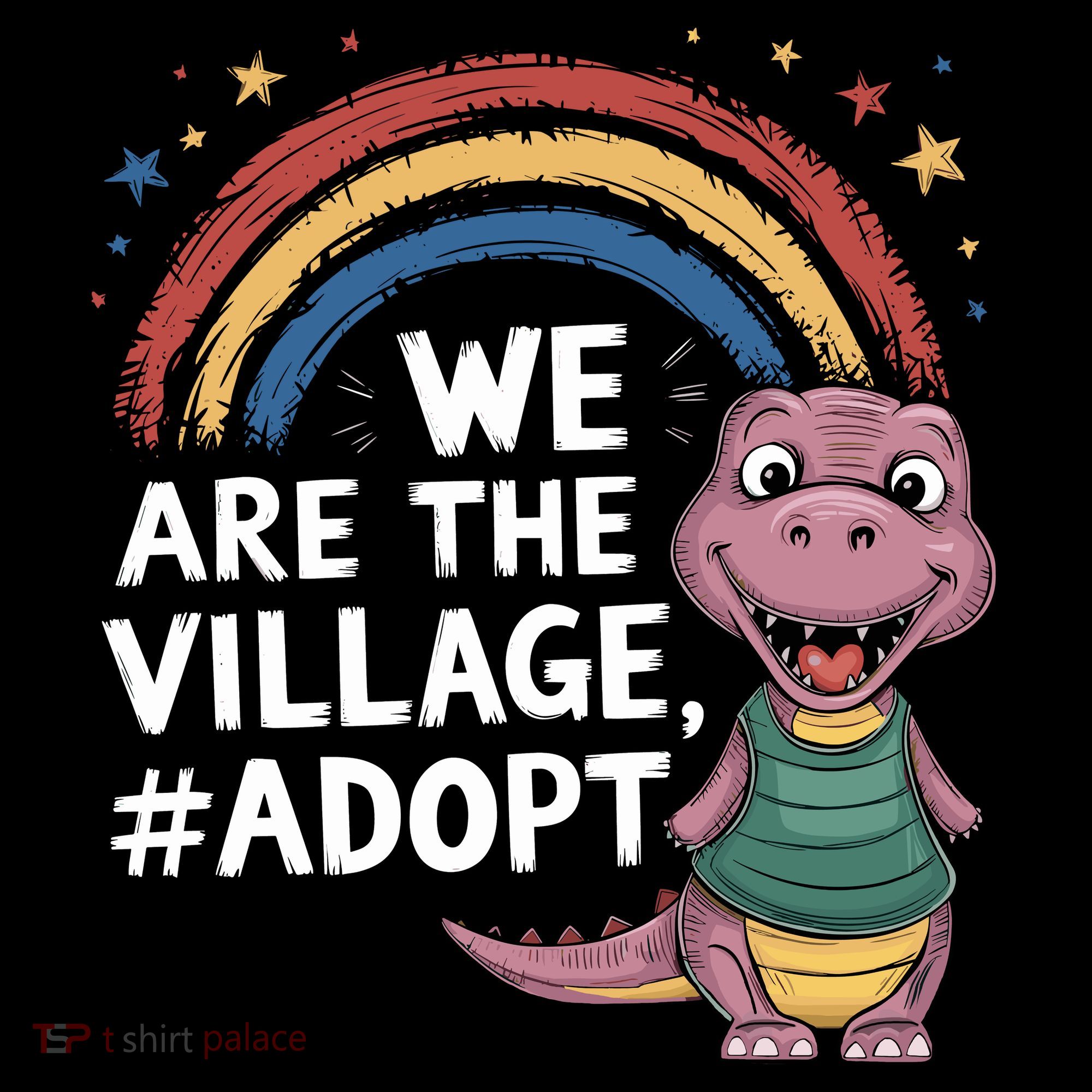 We Are The Village Adopt Baby Bodysuit