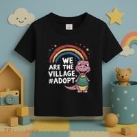 We Are The Village Adopt Toddler T-Shirt thumb 3
