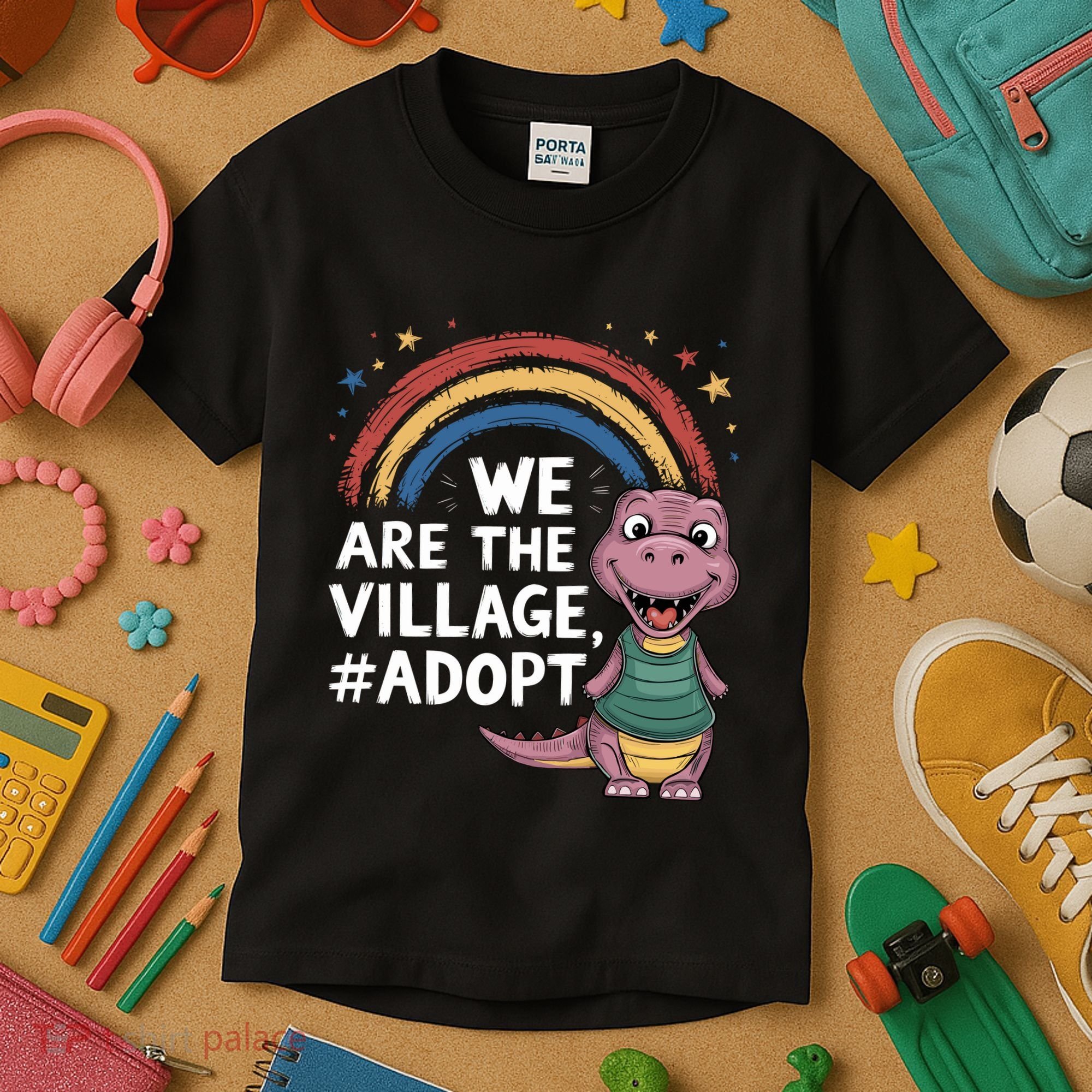 We Are The Village Adopt Kids T-Shirt
