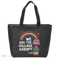 We Are The Village Adopt Tote Bag thumb 0