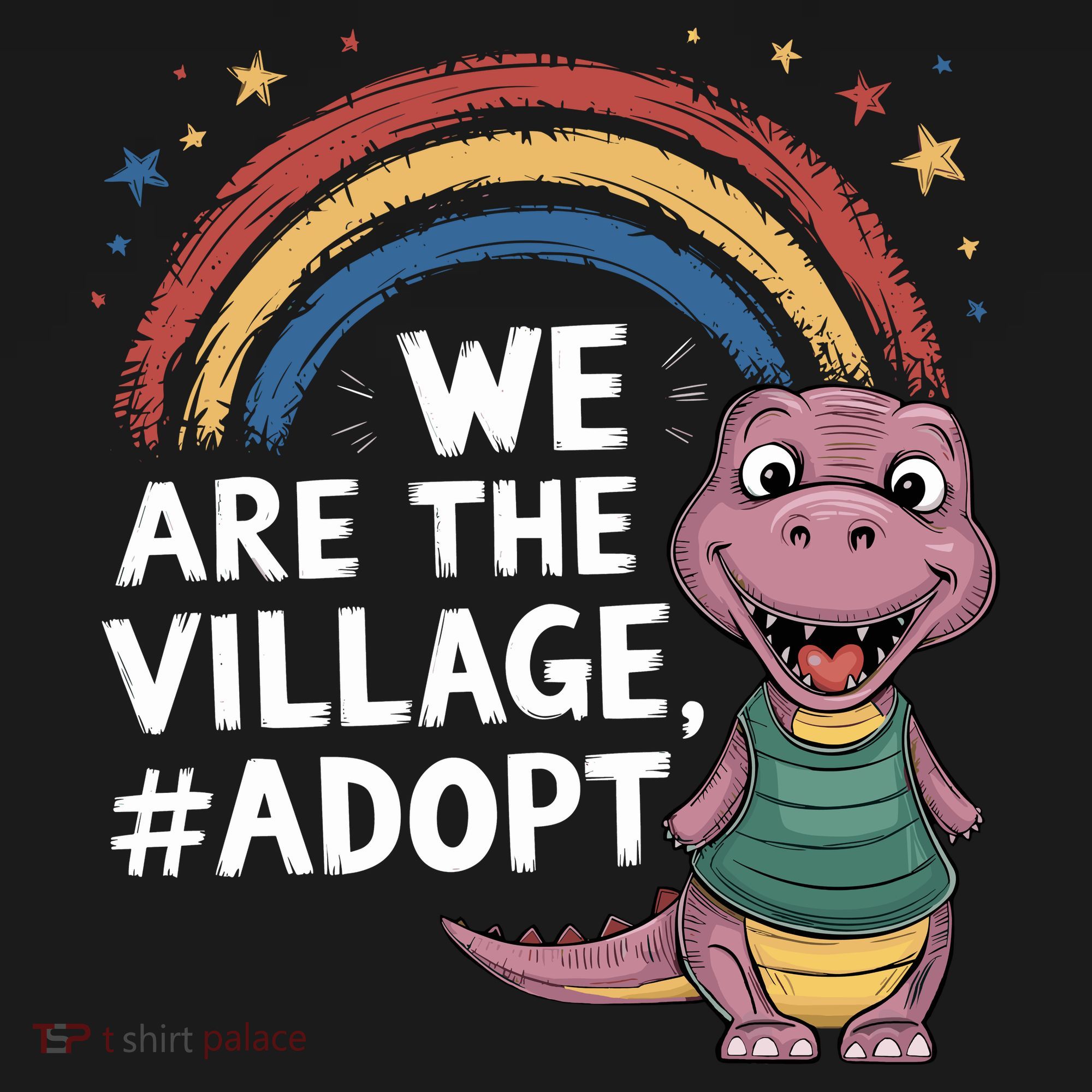 We Are The Village Adopt Tote Bag