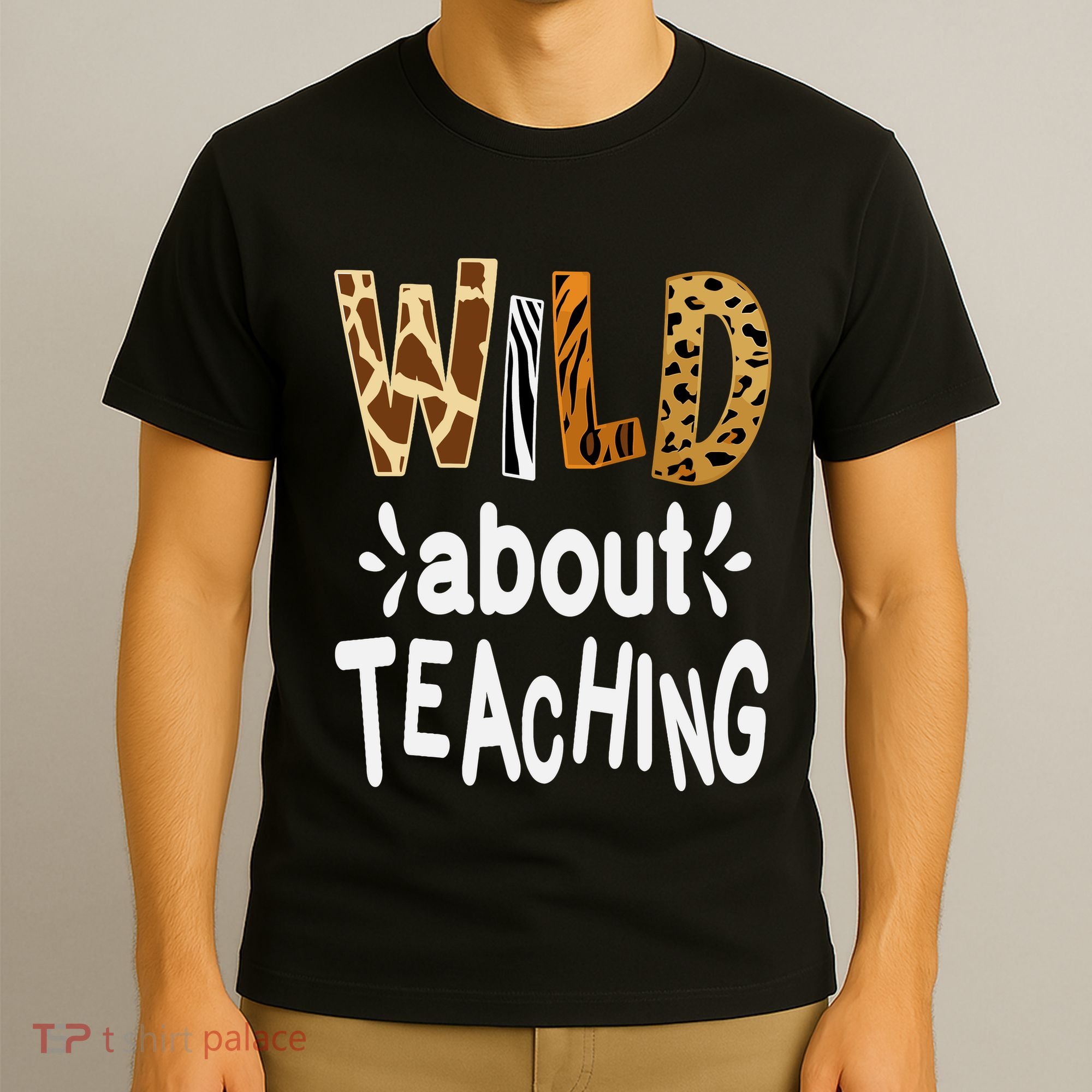 Wild About Teaching Teacher Student First Day Of School T-Shirt