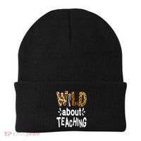 Wild About Teaching Teacher Student First Day Of School Beanie thumb 0