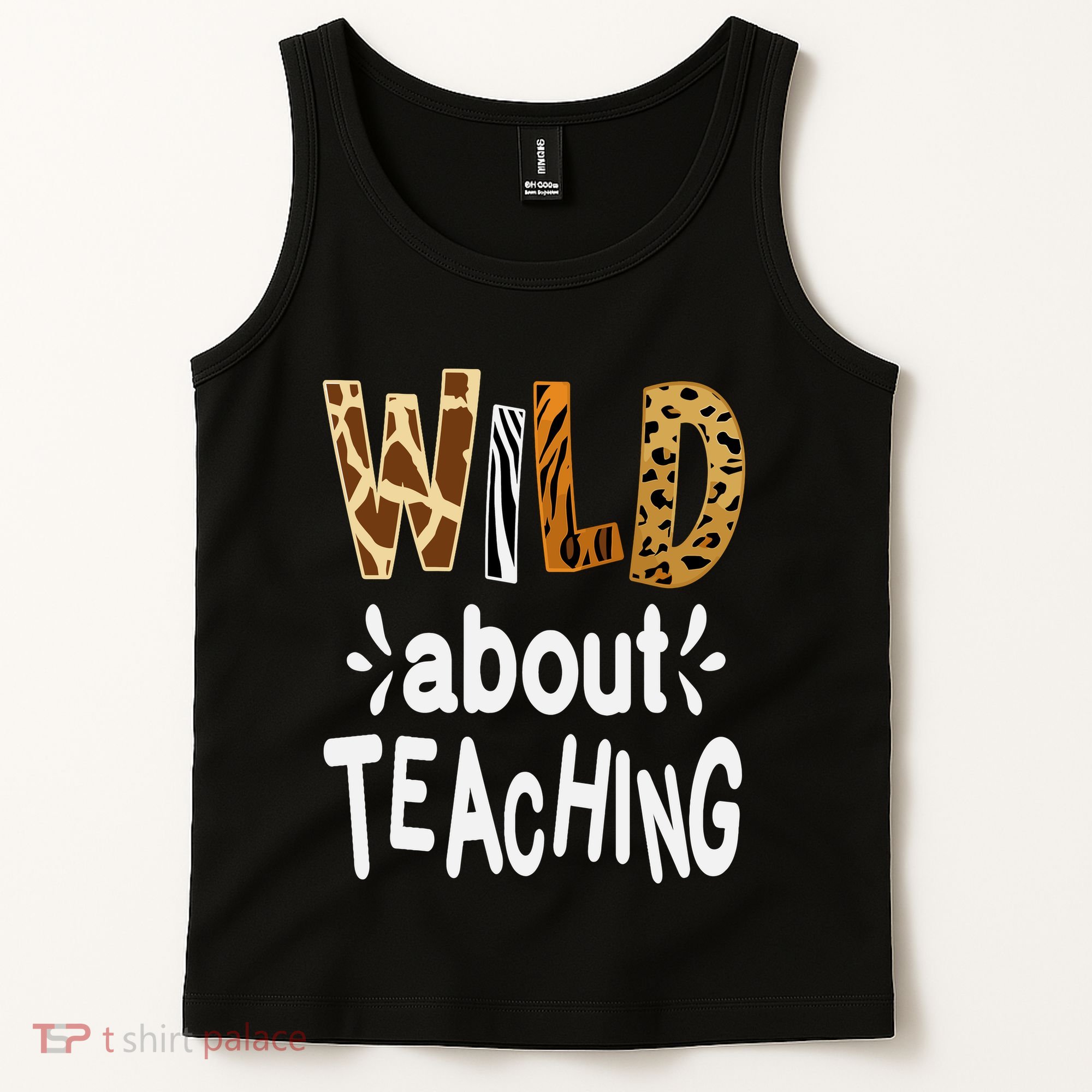 Wild About Teaching Teacher Student First Day Of School Tank Top