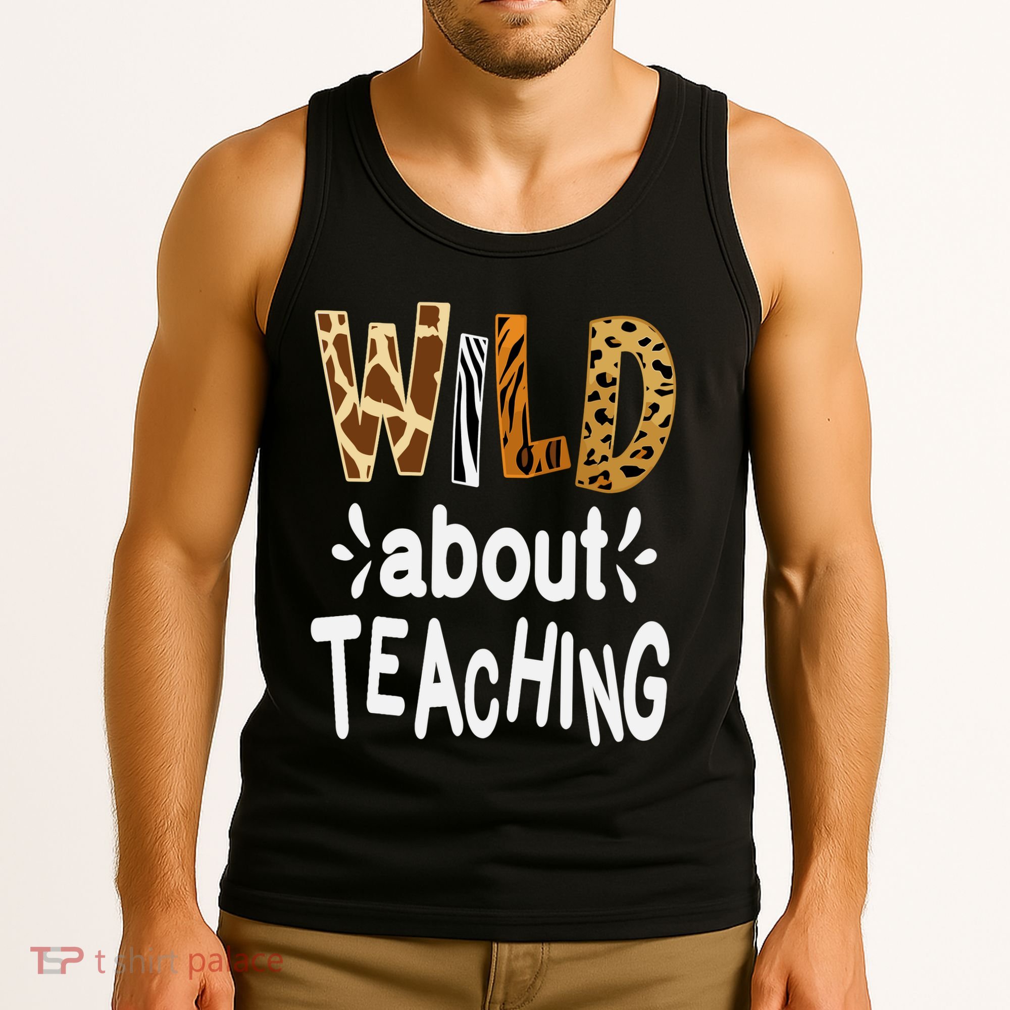 Wild About Teaching Teacher Student First Day Of School Tank Top