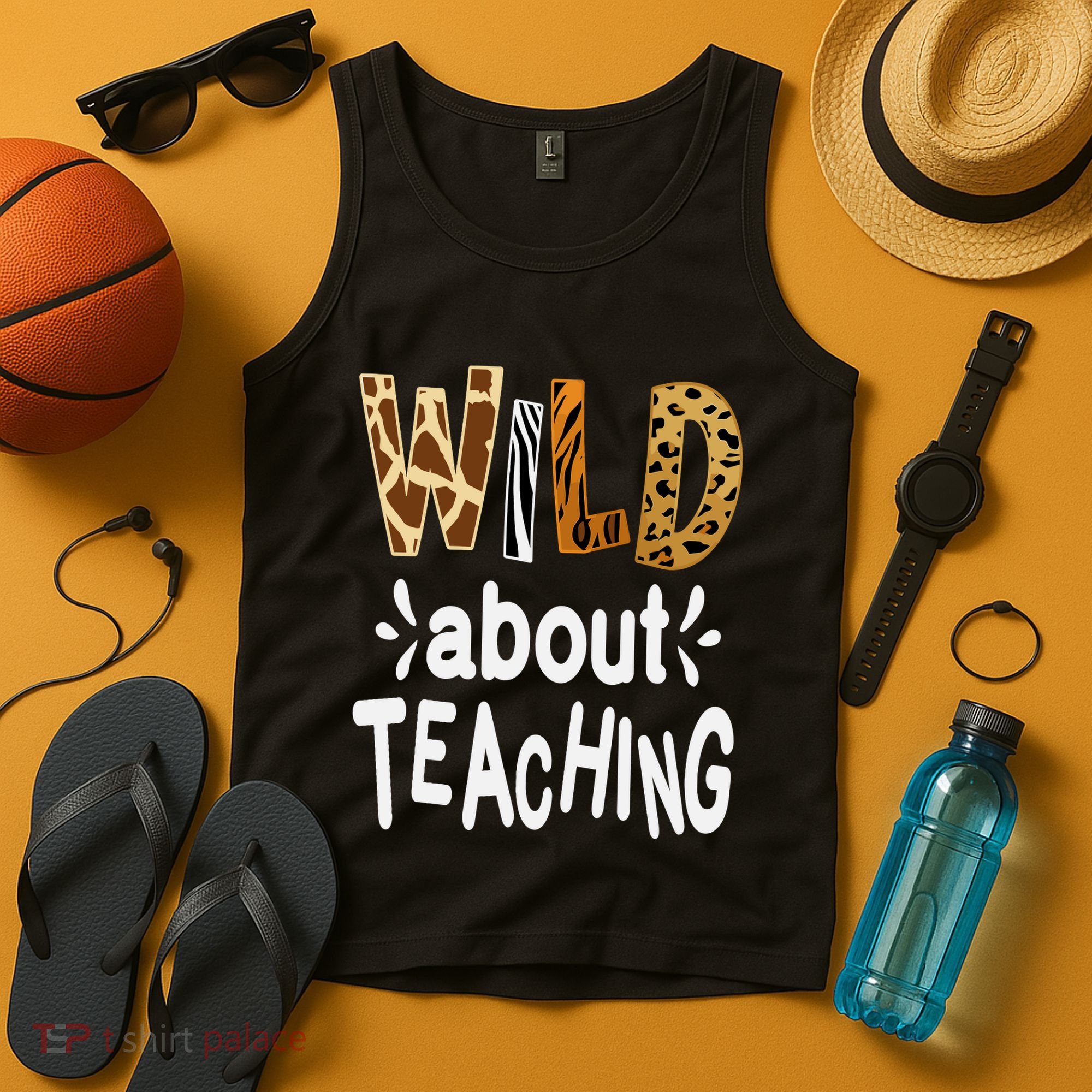 Wild About Teaching Teacher Student First Day Of School Tank Top